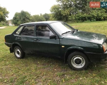 Зеленый ВАЗ 21099, объемом двигателя 1.5 л и пробегом 167 тыс. км за 1100 $, фото 8 на Automoto.ua