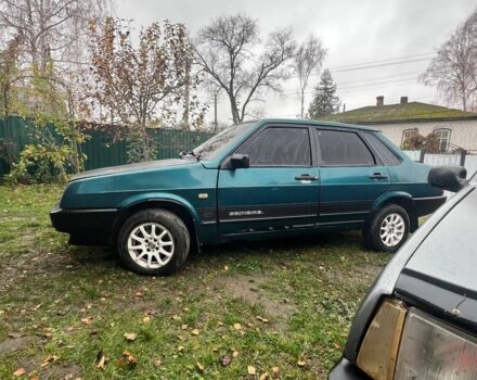 Зеленый ВАЗ 21099, объемом двигателя 1.5 л и пробегом 1000 тыс. км за 1300 $, фото 3 на Automoto.ua