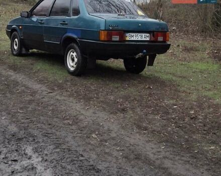 Зеленый ВАЗ 21099, объемом двигателя 1.5 л и пробегом 325 тыс. км за 1000 $, фото 16 на Automoto.ua