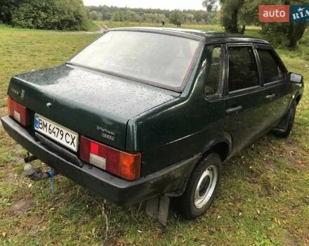 Зеленый ВАЗ 21099, объемом двигателя 1.5 л и пробегом 167 тыс. км за 1100 $, фото 5 на Automoto.ua