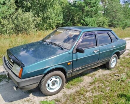 Зеленый ВАЗ 21099, объемом двигателя 1.5 л и пробегом 210 тыс. км за 1200 $, фото 3 на Automoto.ua