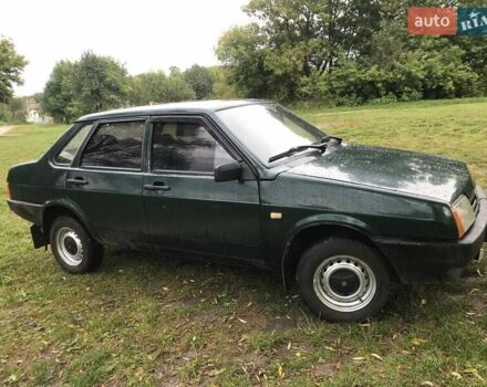 Зеленый ВАЗ 21099, объемом двигателя 1.5 л и пробегом 167 тыс. км за 1100 $, фото 12 на Automoto.ua
