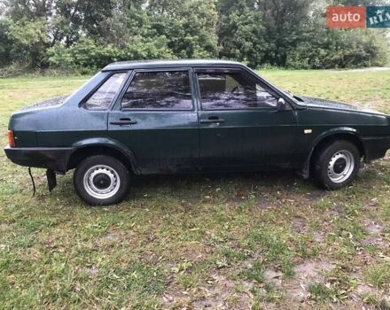 Зеленый ВАЗ 21099, объемом двигателя 1.5 л и пробегом 167 тыс. км за 1100 $, фото 7 на Automoto.ua