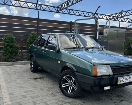 Зеленый ВАЗ 21099, объемом двигателя 1.5 л и пробегом 400 тыс. км за 1300 $, фото 1 на Automoto.ua