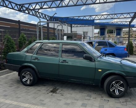 Зеленый ВАЗ 21099, объемом двигателя 1.5 л и пробегом 400 тыс. км за 1300 $, фото 2 на Automoto.ua