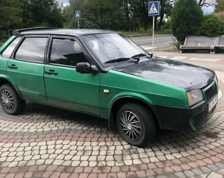 Зеленый ВАЗ 21099, объемом двигателя 1.6 л и пробегом 350 тыс. км за 950 $, фото 1 на Automoto.ua