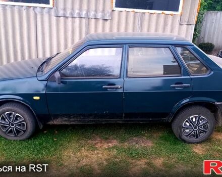 Зеленый ВАЗ 21099, объемом двигателя 1.5 л и пробегом 348 тыс. км за 1500 $, фото 2 на Automoto.ua