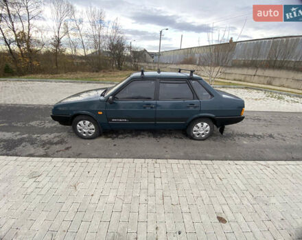 Зеленый ВАЗ 21099, объемом двигателя 1.5 л и пробегом 150 тыс. км за 1550 $, фото 4 на Automoto.ua