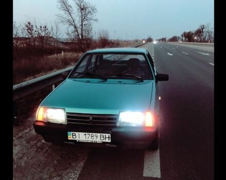 Зеленый ВАЗ 21099, объемом двигателя 1.5 л и пробегом 1000 тыс. км за 1450 $, фото 1 на Automoto.ua