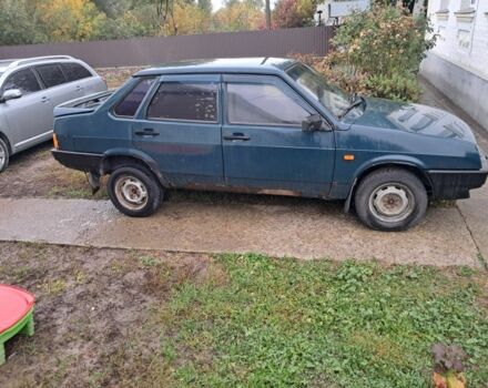 Зеленый ВАЗ 21099, объемом двигателя 1.5 л и пробегом 200 тыс. км за 850 $, фото 1 на Automoto.ua