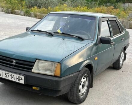 Зеленый ВАЗ 21099, объемом двигателя 1.5 л и пробегом 323 тыс. км за 750 $, фото 1 на Automoto.ua