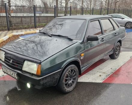 Зеленый ВАЗ 21099, объемом двигателя 2 л и пробегом 234 тыс. км за 1850 $, фото 2 на Automoto.ua