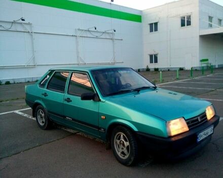 Зеленый ВАЗ 21099, объемом двигателя 1.5 л и пробегом 120 тыс. км за 1550 $, фото 1 на Automoto.ua