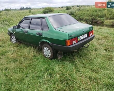 Зеленый ВАЗ 21099, объемом двигателя 1.5 л и пробегом 43 тыс. км за 1200 $, фото 9 на Automoto.ua