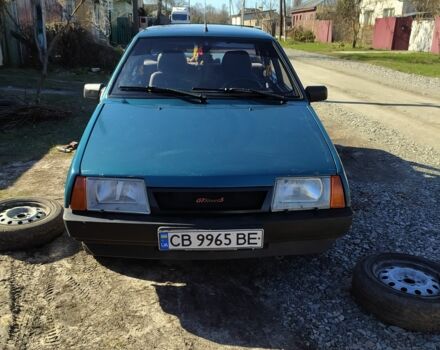 Зеленый ВАЗ 21099, объемом двигателя 1.5 л и пробегом 275 тыс. км за 1255 $, фото 1 на Automoto.ua