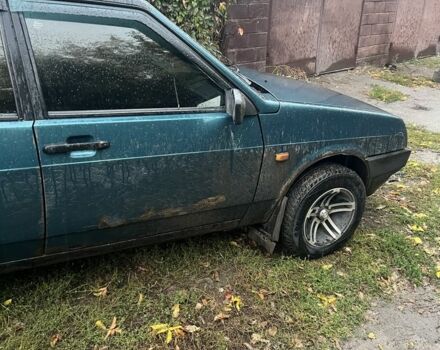 Зеленый ВАЗ 21099, объемом двигателя 1.5 л и пробегом 300 тыс. км за 1500 $, фото 3 на Automoto.ua