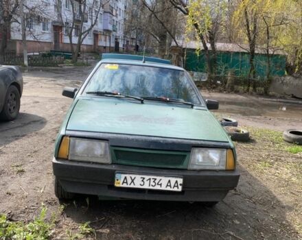 Зеленый ВАЗ 21099, объемом двигателя 1.5 л и пробегом 110 тыс. км за 700 $, фото 1 на Automoto.ua