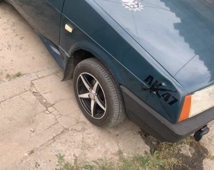 Зеленый ВАЗ 21099, объемом двигателя 1.5 л и пробегом 43 тыс. км за 1600 $, фото 1 на Automoto.ua