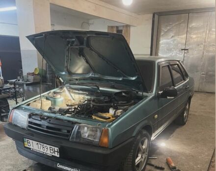 Зеленый ВАЗ 21099, объемом двигателя 1.5 л и пробегом 1000 тыс. км за 1450 $, фото 2 на Automoto.ua