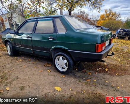 Зеленый ВАЗ 21099, объемом двигателя 1.5 л и пробегом 250 тыс. км за 670 $, фото 2 на Automoto.ua