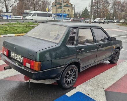Зеленый ВАЗ 21099, объемом двигателя 2 л и пробегом 234 тыс. км за 1850 $, фото 1 на Automoto.ua