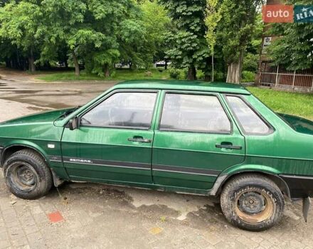 Зеленый ВАЗ 21099, объемом двигателя 1.5 л и пробегом 60 тыс. км за 1700 $, фото 3 на Automoto.ua