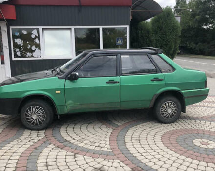 Зеленый ВАЗ 21099, объемом двигателя 1.6 л и пробегом 350 тыс. км за 950 $, фото 3 на Automoto.ua