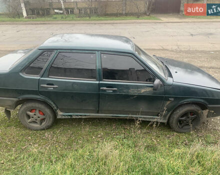 Зелений ВАЗ 21099, об'ємом двигуна 1.5 л та пробігом 200 тис. км за 1400 $, фото 1 на Automoto.ua