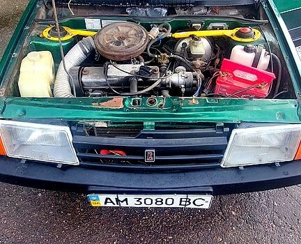 Зеленый ВАЗ 21099, объемом двигателя 1.5 л и пробегом 250 тыс. км за 1300 $, фото 8 на Automoto.ua