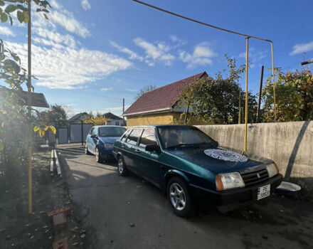 Зеленый ВАЗ 21099, объемом двигателя 1.5 л и пробегом 159 тыс. км за 1150 $, фото 1 на Automoto.ua