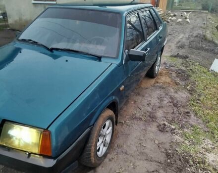 Зеленый ВАЗ 21099, объемом двигателя 1.5 л и пробегом 280 тыс. км за 600 $, фото 3 на Automoto.ua
