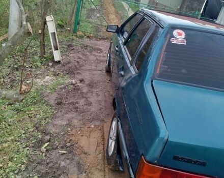 Зеленый ВАЗ 21099, объемом двигателя 1.5 л и пробегом 280 тыс. км за 600 $, фото 6 на Automoto.ua