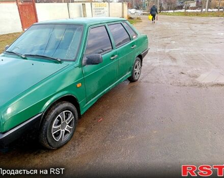 Зеленый ВАЗ 21099, объемом двигателя 1.5 л и пробегом 1 тыс. км за 1250 $, фото 1 на Automoto.ua