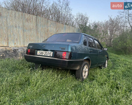Зеленый ВАЗ 21099, объемом двигателя 1.5 л и пробегом 159 тыс. км за 1150 $, фото 4 на Automoto.ua