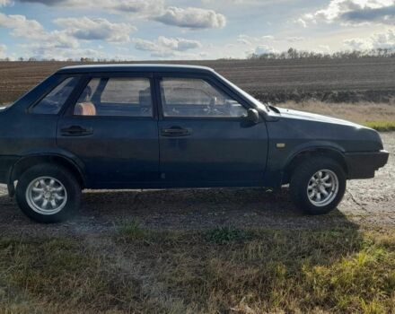 Зеленый ВАЗ 21099, объемом двигателя 1 л и пробегом 2 тыс. км за 1400 $, фото 3 на Automoto.ua