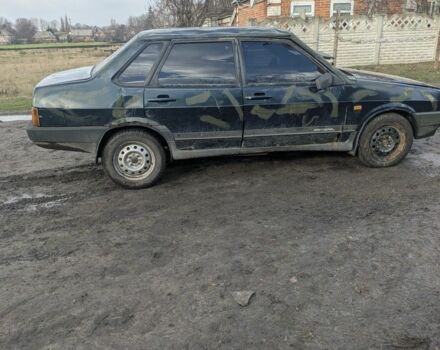 Зеленый ВАЗ 21099, объемом двигателя 1.5 л и пробегом 1000 тыс. км за 410 $, фото 3 на Automoto.ua