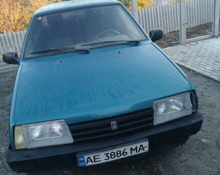 Зеленый ВАЗ 21099, объемом двигателя 1.5 л и пробегом 350 тыс. км за 832 $, фото 4 на Automoto.ua