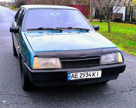 Зеленый ВАЗ 21099, объемом двигателя 1.5 л и пробегом 300 тыс. км за 833 $, фото 1 на Automoto.ua