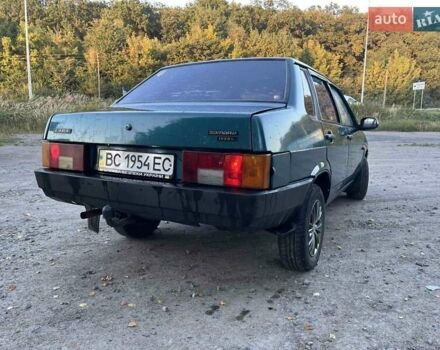 Зеленый ВАЗ 21099, объемом двигателя 1.46 л и пробегом 260 тыс. км за 1350 $, фото 6 на Automoto.ua