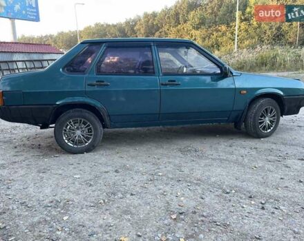 Зеленый ВАЗ 21099, объемом двигателя 1.46 л и пробегом 260 тыс. км за 1300 $, фото 4 на Automoto.ua