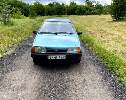 Зеленый ВАЗ 21099, объемом двигателя 1.5 л и пробегом 240 тыс. км за 1100 $, фото 1 на Automoto.ua