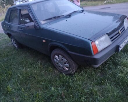 Зеленый ВАЗ 21099, объемом двигателя 1.5 л и пробегом 111 тыс. км за 506 $, фото 2 на Automoto.ua