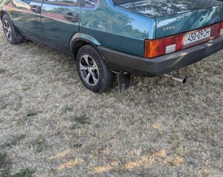 Зеленый ВАЗ 21099, объемом двигателя 1.5 л и пробегом 75 тыс. км за 2599 $, фото 5 на Automoto.ua