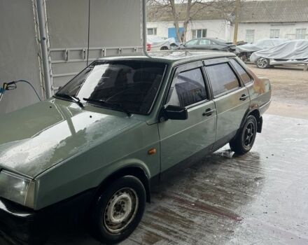 Зеленый ВАЗ 21099, объемом двигателя 1.5 л и пробегом 1 тыс. км за 1100 $, фото 1 на Automoto.ua