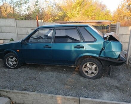 Зеленый ВАЗ 21099, объемом двигателя 1.5 л и пробегом 350 тыс. км за 832 $, фото 5 на Automoto.ua