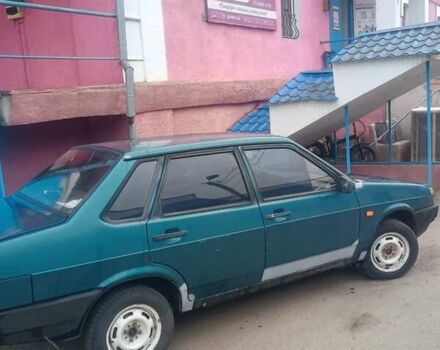 Зеленый ВАЗ 21099, объемом двигателя 1.5 л и пробегом 230 тыс. км за 1100 $, фото 8 на Automoto.ua