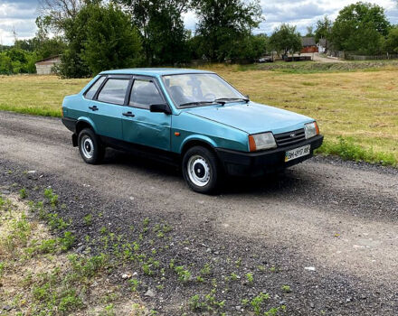 Зеленый ВАЗ 21099, объемом двигателя 1.5 л и пробегом 240 тыс. км за 1100 $, фото 5 на Automoto.ua