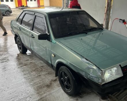 Зеленый ВАЗ 21099, объемом двигателя 1.5 л и пробегом 1 тыс. км за 1100 $, фото 5 на Automoto.ua