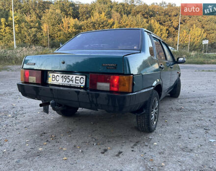 Зеленый ВАЗ 21099, объемом двигателя 1.46 л и пробегом 296 тыс. км за 1200 $, фото 4 на Automoto.ua