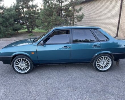 Зеленый ВАЗ 21099, объемом двигателя 1.5 л и пробегом 70 тыс. км за 3100 $, фото 2 на Automoto.ua